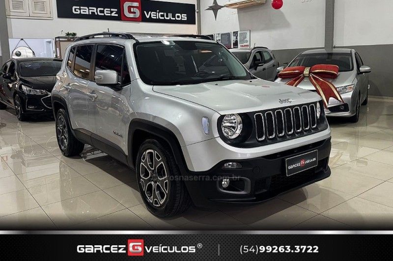 JEEP RENEGADE 1.8 16V LONGITUDE 2018/2018 GARCEZ VEÍCULOS BENTO GONÇALVES / Carros no Vale