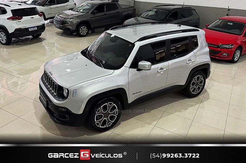 JEEP RENEGADE 1.8 16V LONGITUDE 2018/2018 GARCEZ VEÍCULOS BENTO GONÇALVES / Carros no Vale