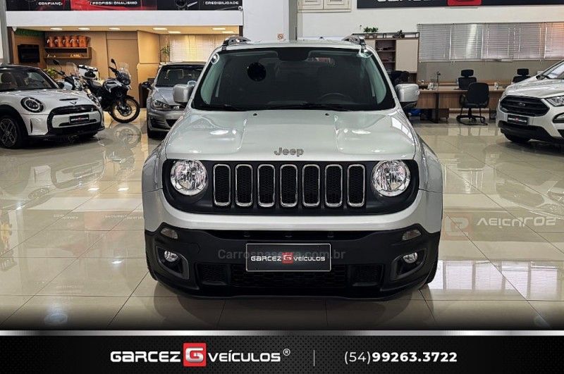 JEEP RENEGADE 1.8 16V LONGITUDE 2018/2018 GARCEZ VEÍCULOS BENTO GONÇALVES / Carros no Vale