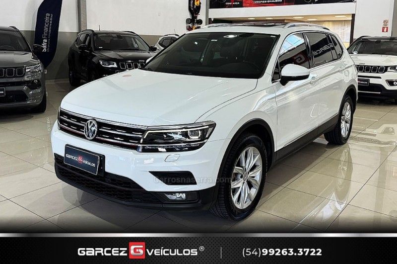VOLKSWAGEN TIGUAN 1.4 ALLSPACE COMFORT 250 TSI 2018/2019 GARCEZ VEÍCULOS BENTO GONÇALVES / Carros no Vale
