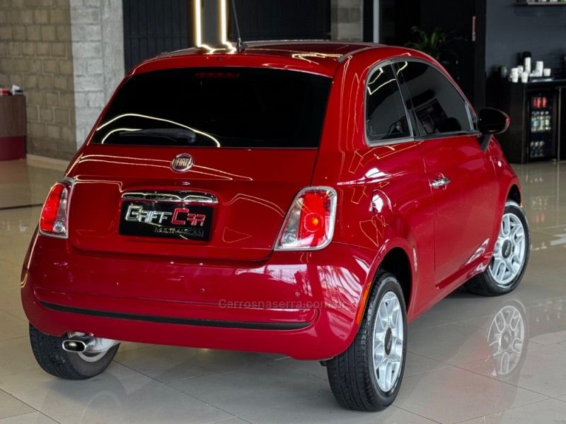 FIAT 500 1.4 CULT 8V AUTOMATIZADO 2014/2015 GRIFFCAR MULTIMARCAS DOIS IRMÃOS / Carros no Vale