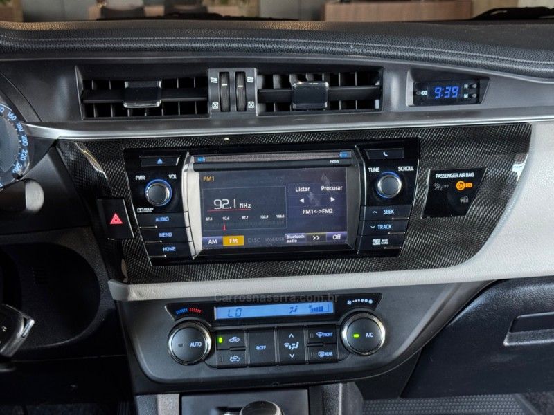 TOYOTA COROLLA 2.0 XEI 16V 2014/2015 GRIFFCAR MULTIMARCAS DOIS IRMÃOS / Carros no Vale