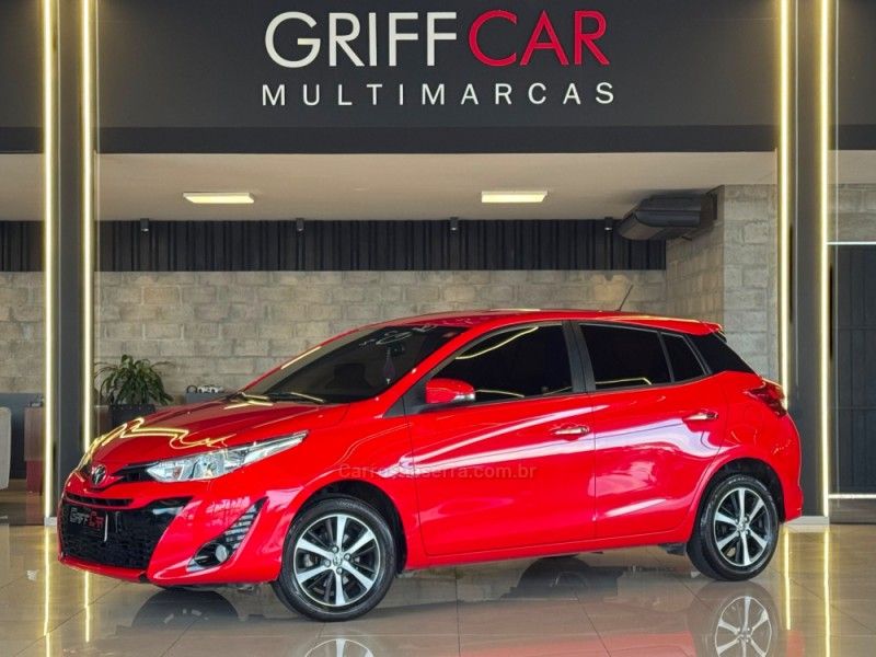 TOYOTA YARIS 1.5 XS 16V 2018/2019 GRIFFCAR MULTIMARCAS DOIS IRMÃOS / Carros no Vale