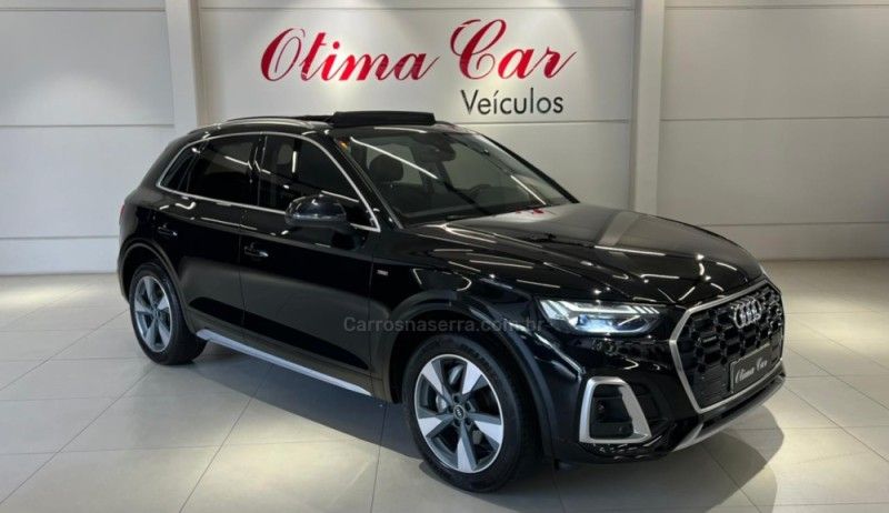 AUDI Q5 2.0 TFSI S-LINE S TRONIC 16V 2021/2022 ÓTIMA CAR FLORES DA CUNHA / Carros no Vale AUDI Q5 2.0 TFSI S-LINE S TRONIC 16V 2021/2022 ÓTIMA CAR FLORES DA CUNHA / Carros no Vale