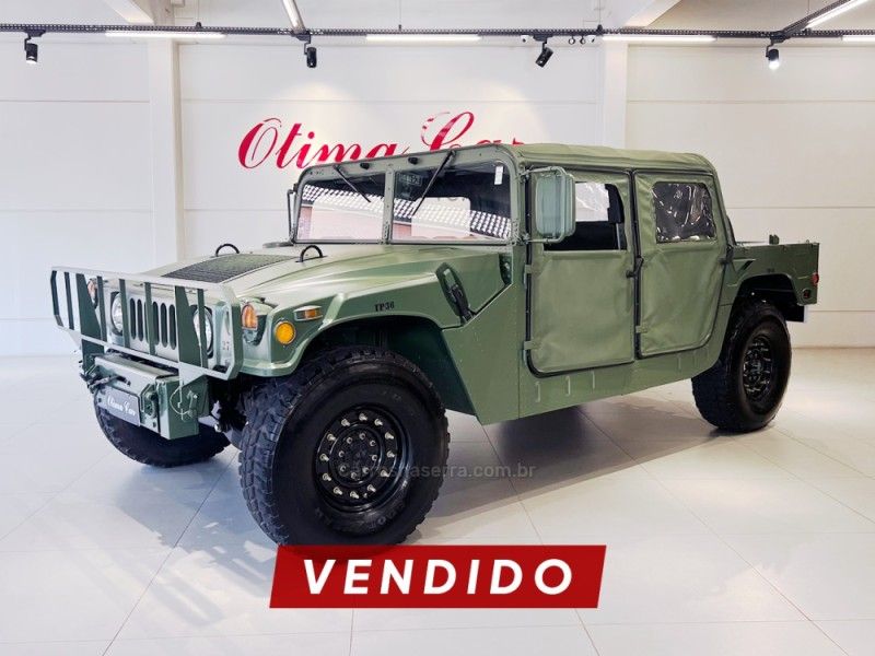 HUMMER AM 6.2 4X4 OPEN TOP TURBO 16V 1986/1986 ÓTIMA CAR FLORES DA CUNHA / Carros no Vale HUMMER AM 6.2 4X4 OPEN TOP TURBO 16V 1986/1986 ÓTIMA CAR FLORES DA CUNHA / Carros no Vale