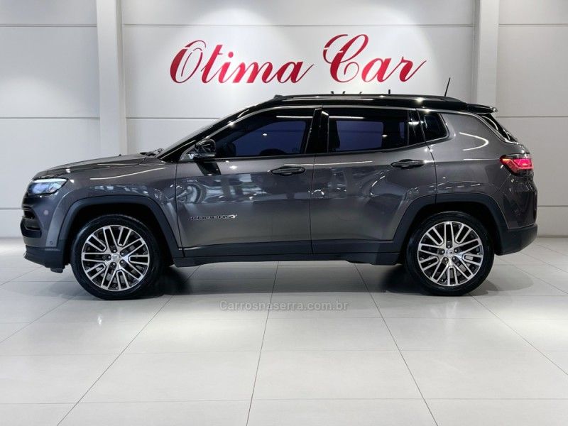 JEEP COMPASS 1.3 LIMITED T270 16V TURBO 2021/2022 ÓTIMA CAR FLORES DA CUNHA / Carros no Vale JEEP COMPASS 1.3 LIMITED T270 16V TURBO 2021/2022 ÓTIMA CAR FLORES DA CUNHA / Carros no Vale
