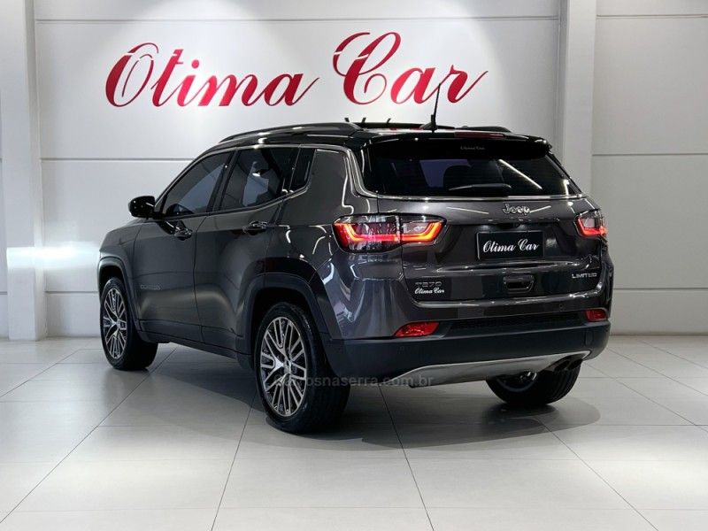 JEEP COMPASS 1.3 LIMITED T270 16V TURBO 2021/2022 ÓTIMA CAR FLORES DA CUNHA / Carros no Vale JEEP COMPASS 1.3 LIMITED T270 16V TURBO 2021/2022 ÓTIMA CAR FLORES DA CUNHA / Carros no Vale