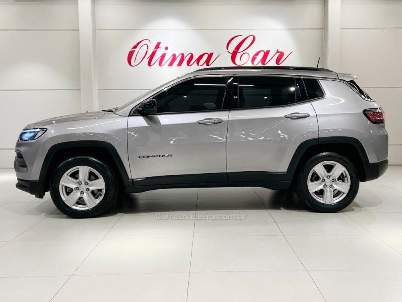 JEEP COMPASS 1.3 SPORT T270 16V TURBO 2021/2022 ÓTIMA CAR FLORES DA CUNHA / Carros no Vale JEEP COMPASS 1.3 SPORT T270 16V TURBO 2021/2022 ÓTIMA CAR FLORES DA CUNHA / Carros no Vale