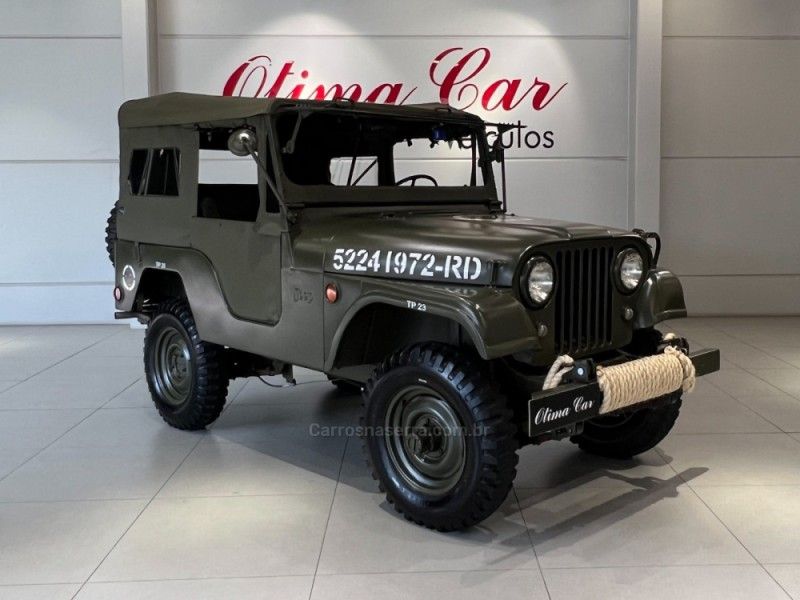 JEEP WILLYS 2.6 4X4 BF 161 1972/1972 ÓTIMA CAR FLORES DA CUNHA / Carros no Vale