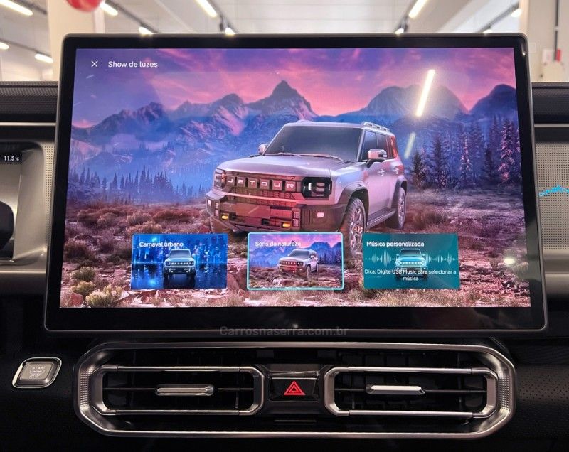 JETOUR T2 1.5 PREMIUM 16V HÍBRIDO 2026/2027 ÓTIMA CAR FLORES DA CUNHA / Carros no Vale
