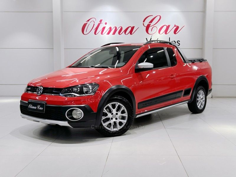 VOLKSWAGEN SAVEIRO 1.6 CROSS CE 8V 2014/2015 ÓTIMA CAR FLORES DA CUNHA / Carros no Vale