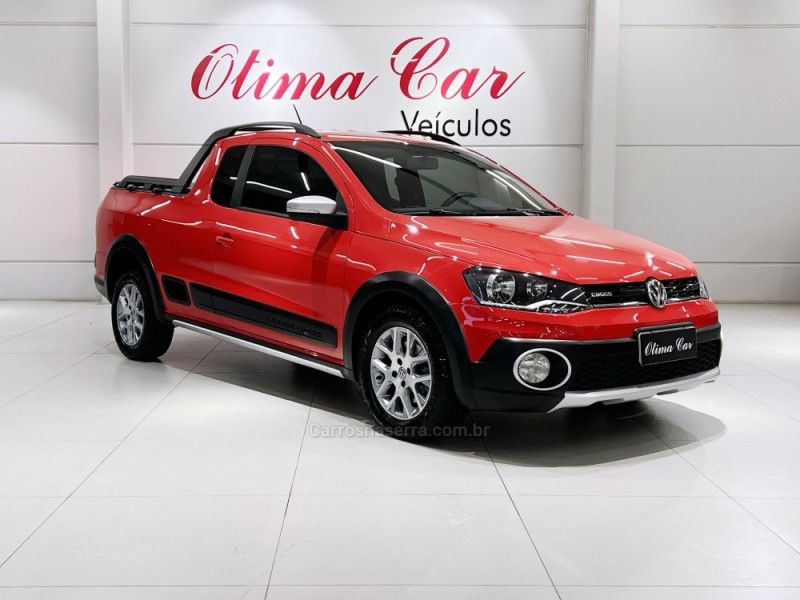 VOLKSWAGEN SAVEIRO 1.6 CROSS CE 8V 2014/2015 ÓTIMA CAR FLORES DA CUNHA / Carros no Vale