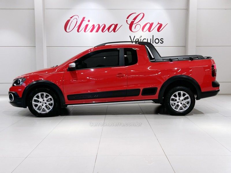 VOLKSWAGEN SAVEIRO 1.6 CROSS CE 8V 2014/2015 ÓTIMA CAR FLORES DA CUNHA / Carros no Vale