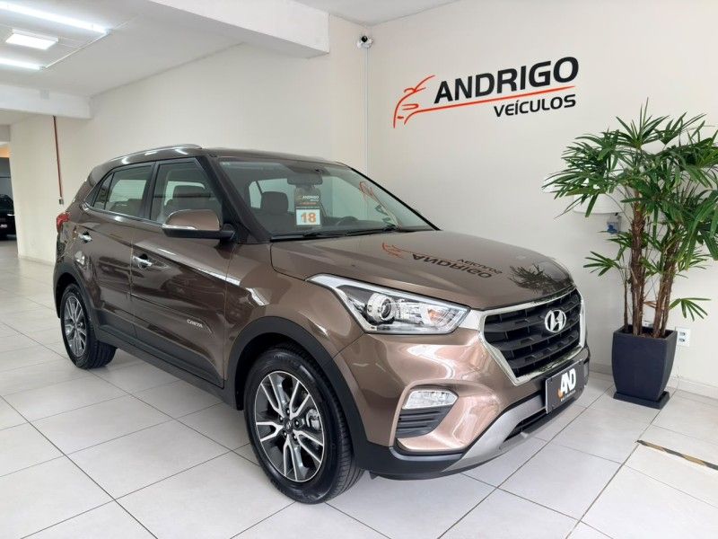 HYUNDAI CRETA 2.0 16V PRESTIGE 2018/2018 ANDRIGO VEÍCULOS CAXIAS DO SUL / Carros no Vale