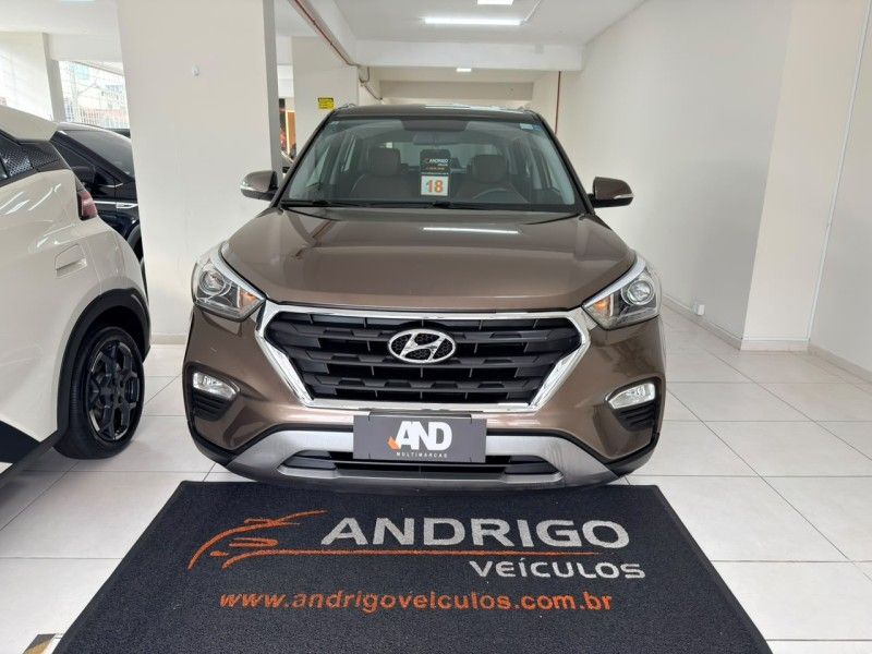 HYUNDAI CRETA 2.0 16V PRESTIGE 2018/2018 ANDRIGO VEÍCULOS CAXIAS DO SUL / Carros no Vale