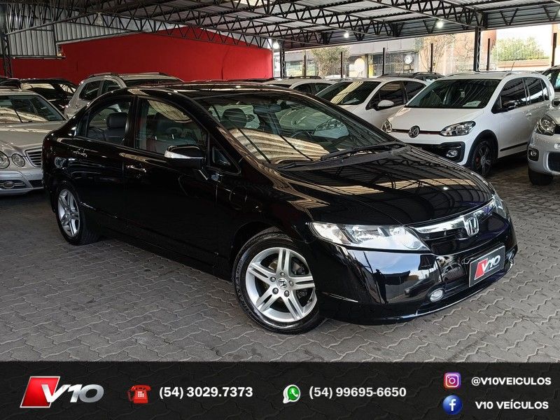 HONDA CIVIC 1.8 EXS 16V 2008/2008 V10 VEÍCULOS CAXIAS DO SUL / Carros no Vale HONDA CIVIC 1.8 EXS 16V 2008/2008 V10 VEÍCULOS CAXIAS DO SUL / Carros no Vale