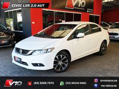 HONDA CIVIC 2.0 LXR 16V 2014/2015 V10 VEÍCULOS CAXIAS DO SUL / Carros no Vale