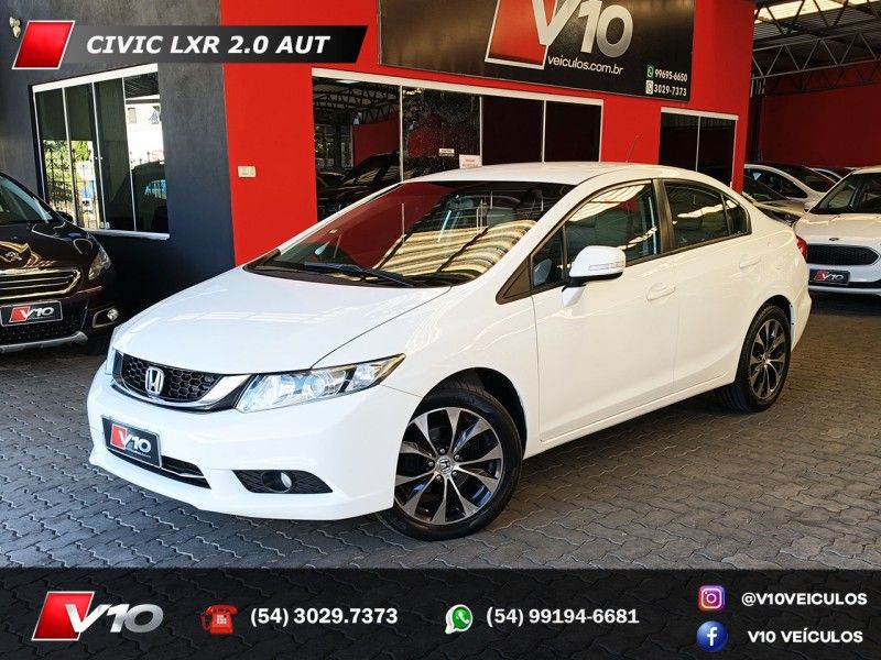 HONDA CIVIC 2.0 LXR 16V 2014/2015 V10 VEÍCULOS CAXIAS DO SUL / Carros no Vale HONDA CIVIC 2.0 LXR 16V 2014/2015 V10 VEÍCULOS CAXIAS DO SUL / Carros no Vale