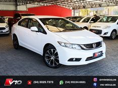 HONDA CIVIC 2.0 LXR 16V 2014/2015 V10 VEÍCULOS CAXIAS DO SUL / Carros no Vale
