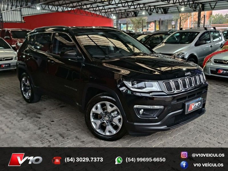 JEEP COMPASS 2.0 16V LONGITUDE 2019/2020 V10 VEÍCULOS CAXIAS DO SUL / Carros no Vale