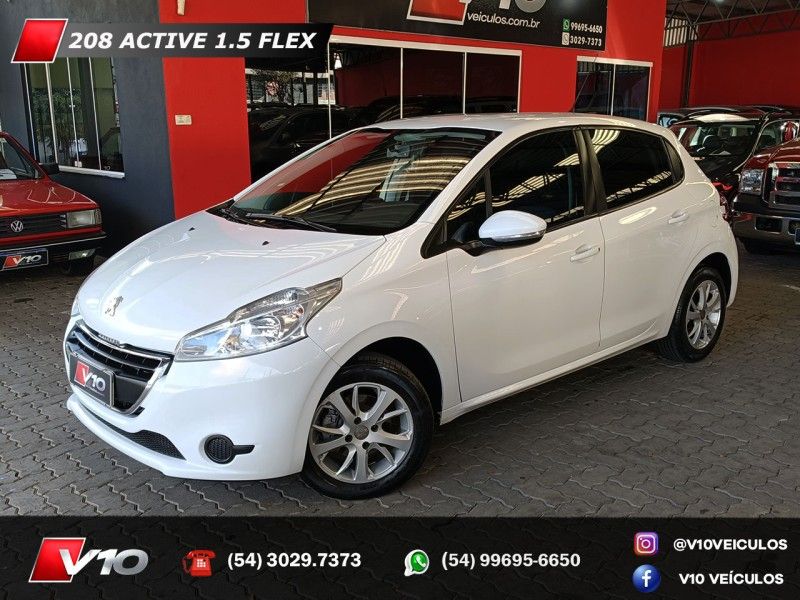 PEUGEOT 208 1.5 ACTIVE 8V 2013/2014 V10 VEÍCULOS CAXIAS DO SUL / Carros no Vale PEUGEOT 208 1.5 ACTIVE 8V 2013/2014 V10 VEÍCULOS CAXIAS DO SUL / Carros no Vale