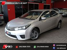 TOYOTA COROLLA 1.8 GLI 16V 2016/2017 V10 VEÍCULOS CAXIAS DO SUL / Carros no Vale