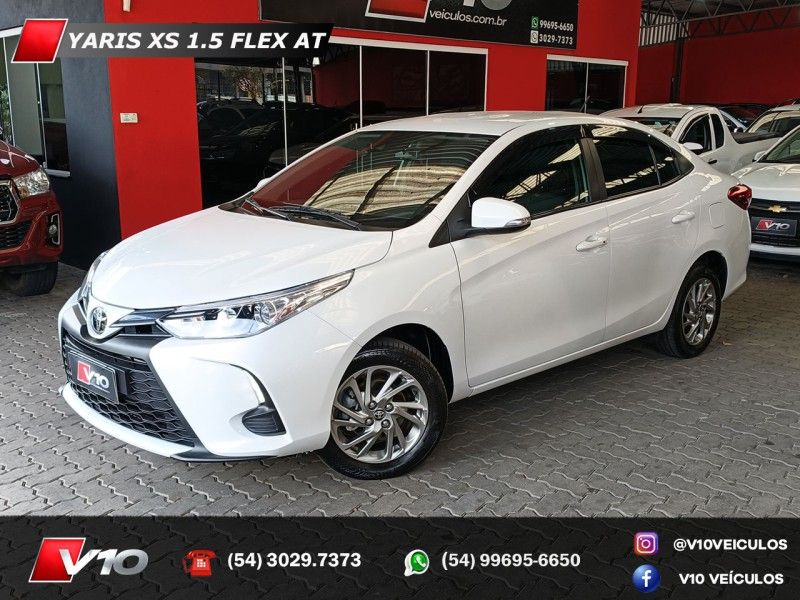 TOYOTA YARIS 1.5 XS SEDAN 16V 2023/2024 V10 VEÍCULOS CAXIAS DO SUL / Carros no Vale TOYOTA YARIS 1.5 XS SEDAN 16V 2023/2024 V10 VEÍCULOS CAXIAS DO SUL / Carros no Vale