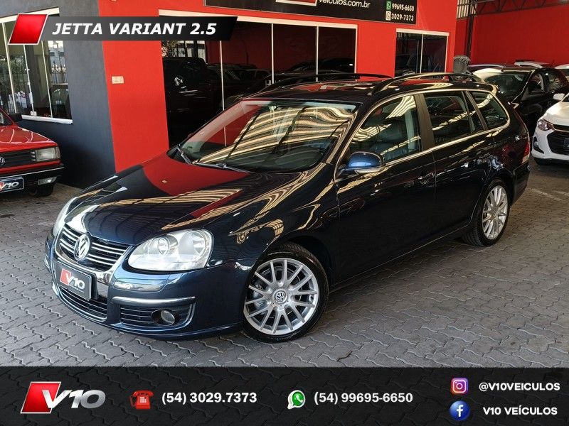 VOLKSWAGEN JETTA 2.5 I VARIANT 20V 170CV TIPTRONIC 2008/2009 V10 VEÍCULOS CAXIAS DO SUL / Carros no Vale