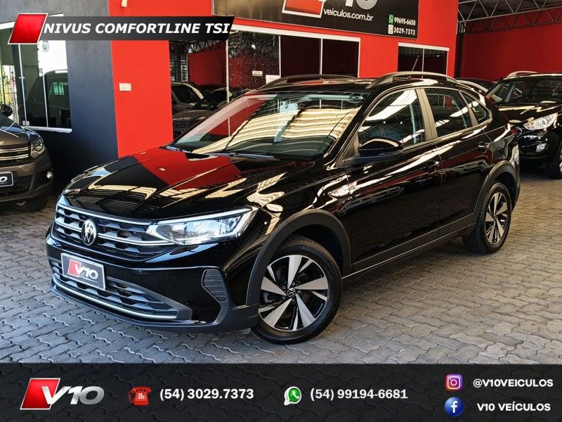VOLKSWAGEN NIVUS 1.0 TSI COMFORTLINE 2023/2024 V10 VEÍCULOS CAXIAS DO SUL / Carros no Vale