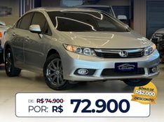 HONDA CIVIC 2.0 LXR 16V 2014/2014 LEHMEN VEÍCULOS VENÂNCIO AIRES / Carros no Vale
