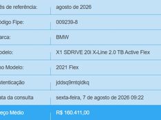 BMW X1 2.0 16V TURBO ACTIVEFLEX SDRIVE20I 4P AUTOMÁTICO 2020/2021 BETIOLO NOVOS E SEMINOVOS LAJEADO / Carros no Vale