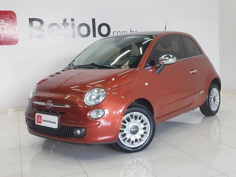 Fiat 500 1.4 LOUNGE AIR 16V GASOLINA 2P AUTOMÁTICO 2011/2012 BETIOLO NOVOS E SEMINOVOS LAJEADO / Carros no Vale Fiat 500 1.4 LOUNGE AIR 16V GASOLINA 2P AUTOMÁTICO 2011/2012 BETIOLO NOVOS E SEMINOVOS LAJEADO / Carros no Vale
