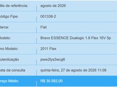 Fiat BRAVO 1.8 ESSENCE 16V FLEX 4P AUTOMATIZADO 2011/2011 BETIOLO NOVOS E SEMINOVOS LAJEADO / Carros no Vale
