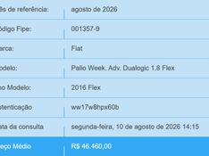 Fiat PALIO 1.8 MPI ADVENTURE WEEKEND 16V FLEX 4P AUTOMATIZADO 2015/2016 BETIOLO NOVOS E SEMINOVOS LAJEADO / Carros no Vale