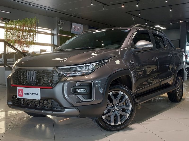 Fiat STRADA 1.0 TURBO 200 FLEX ULTRA CD CVT 2024/2025 BETIOLO NOVOS E SEMINOVOS LAJEADO / Carros no Vale Fiat STRADA 1.0 TURBO 200 FLEX ULTRA CD CVT 2024/2025 BETIOLO NOVOS E SEMINOVOS LAJEADO / Carros no Vale