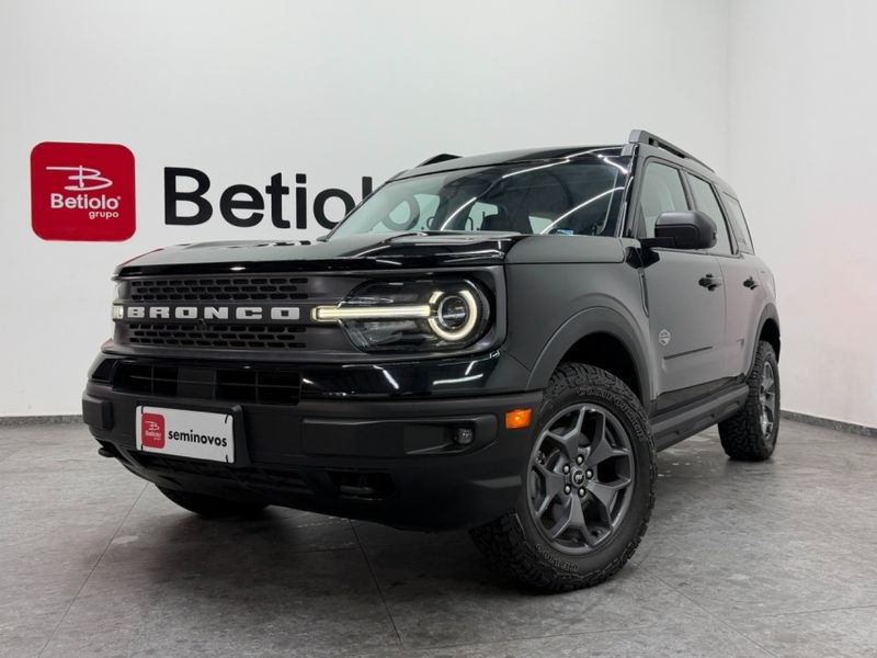 Ford BRONCO SPORT 2.0 ECOBOOST GASOLINA WILDTRAK 4X4 SELECTSHIFT 2023/2023 BETIOLO NOVOS E SEMINOVOS LAJEADO / Carros no Vale Ford BRONCO SPORT 2.0 ECOBOOST GASOLINA WILDTRAK 4X4 SELECTSHIFT 2023/2023 BETIOLO NOVOS E SEMINOVOS LAJEADO / Carros no Vale