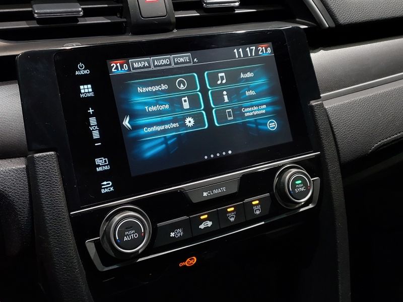 Honda CIVIC 2.0 16V FLEXONE EXL 4P CVT 2016/2017 BETIOLO NOVOS E SEMINOVOS LAJEADO / Carros no Vale