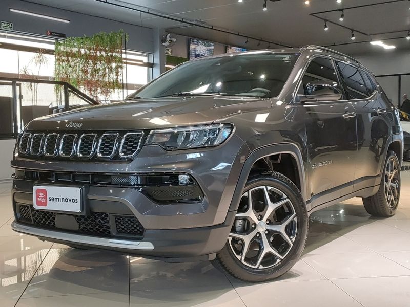 JEEP COMPASS 1.3 T270 TURBO FLEX LONGITUDE AT6 2024/2025 BETIOLO NOVOS E SEMINOVOS LAJEADO / Carros no Vale JEEP COMPASS 1.3 T270 TURBO FLEX LONGITUDE AT6 2024/2025 BETIOLO NOVOS E SEMINOVOS LAJEADO / Carros no Vale