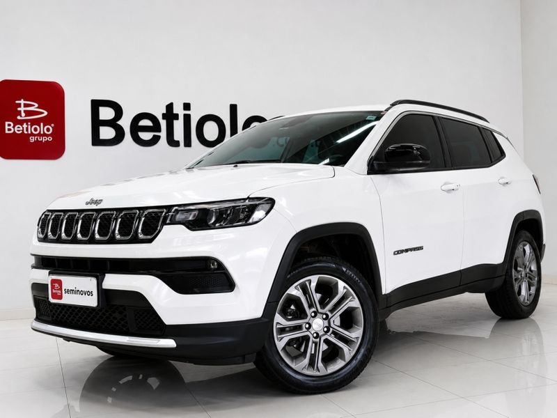 JEEP COMPASS 1.3 T270 TURBO FLEX LONGITUDE AT6 2023/2023 BETIOLO NOVOS E SEMINOVOS LAJEADO / Carros no Vale JEEP COMPASS 1.3 T270 TURBO FLEX LONGITUDE AT6 2023/2023 BETIOLO NOVOS E SEMINOVOS LAJEADO / Carros no Vale