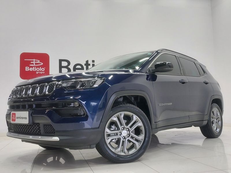 JEEP COMPASS 1.3 T270 TURBO FLEX LONGITUDE AT6 2022/2023 BETIOLO NOVOS E SEMINOVOS LAJEADO / Carros no Vale JEEP COMPASS 1.3 T270 TURBO FLEX LONGITUDE AT6 2022/2023 BETIOLO NOVOS E SEMINOVOS LAJEADO / Carros no Vale