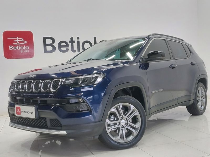JEEP COMPASS 1.3 T270 TURBO FLEX LONGITUDE AT6 2022/2023 BETIOLO NOVOS E SEMINOVOS LAJEADO / Carros no Vale JEEP COMPASS 1.3 T270 TURBO FLEX LONGITUDE AT6 2022/2023 BETIOLO NOVOS E SEMINOVOS LAJEADO / Carros no Vale