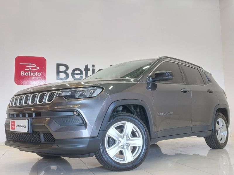 JEEP COMPASS 1.3 T270 TURBO FLEX SPORT AT6 2021/2022 BETIOLO NOVOS E SEMINOVOS LAJEADO / Carros no Vale JEEP COMPASS 1.3 T270 TURBO FLEX SPORT AT6 2021/2022 BETIOLO NOVOS E SEMINOVOS LAJEADO / Carros no Vale