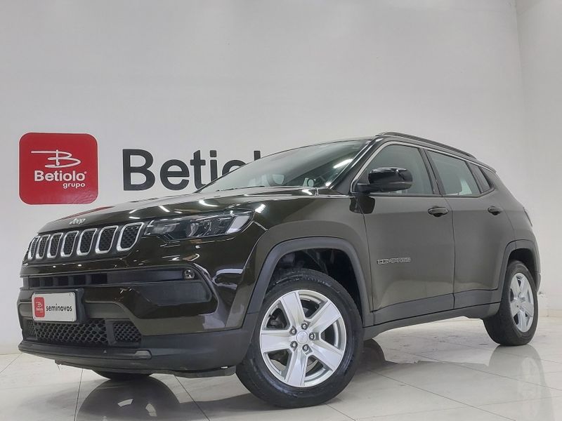 JEEP COMPASS 1.3 T270 TURBO FLEX SPORT AT6 2021/2022 BETIOLO NOVOS E SEMINOVOS LAJEADO / Carros no Vale