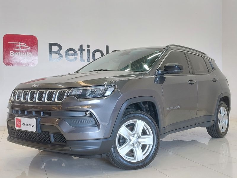 JEEP COMPASS 1.3 T270 TURBO FLEX SPORT AT6 2021/2022 BETIOLO NOVOS E SEMINOVOS LAJEADO / Carros no Vale JEEP COMPASS 1.3 T270 TURBO FLEX SPORT AT6 2021/2022 BETIOLO NOVOS E SEMINOVOS LAJEADO / Carros no Vale