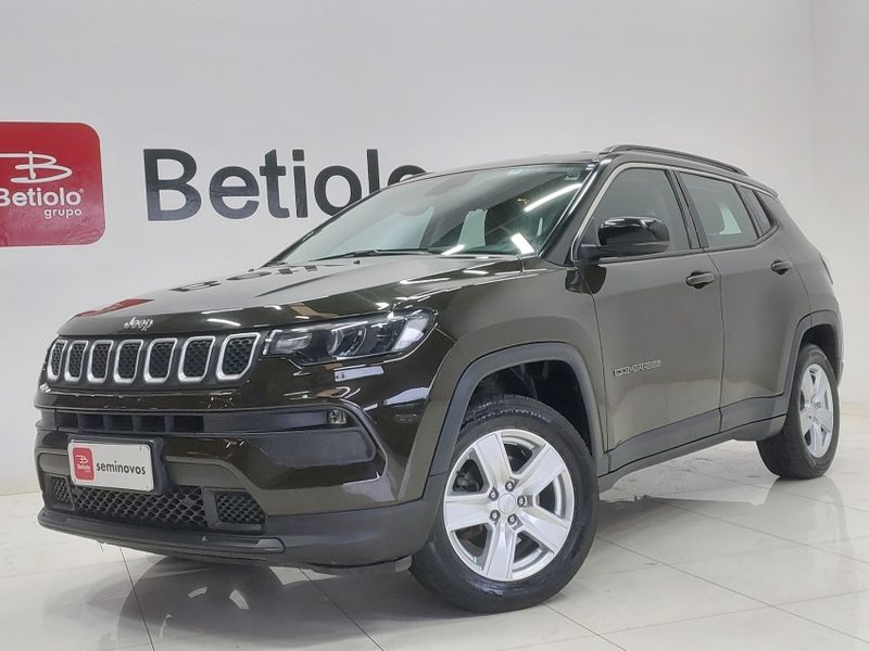 JEEP COMPASS 1.3 T270 TURBO FLEX SPORT AT6 2021/2022 BETIOLO NOVOS E SEMINOVOS LAJEADO / Carros no Vale