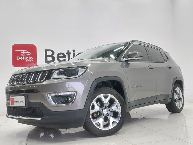 JEEP COMPASS 2.0 16V FLEX LIMITED AUTOMÁTICO 2017/2017 BETIOLO NOVOS E SEMINOVOS LAJEADO / Carros no Vale