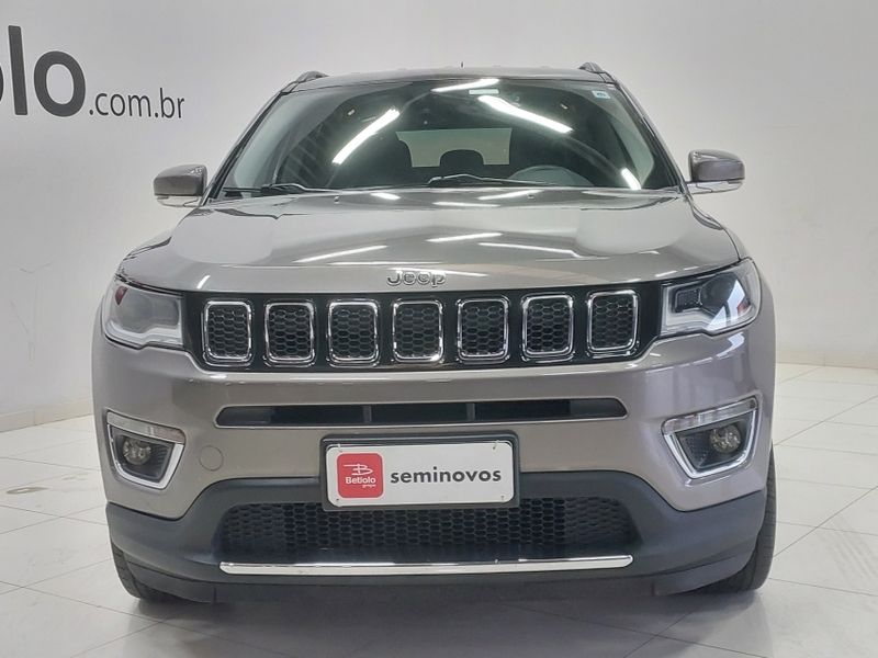 JEEP COMPASS 2.0 16V FLEX LIMITED AUTOMÁTICO 2017/2017 BETIOLO NOVOS E SEMINOVOS LAJEADO / Carros no Vale