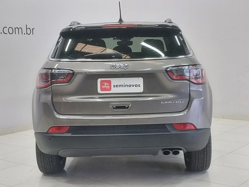 JEEP COMPASS 2.0 16V FLEX LIMITED AUTOMÁTICO 2017/2017 BETIOLO NOVOS E SEMINOVOS LAJEADO / Carros no Vale