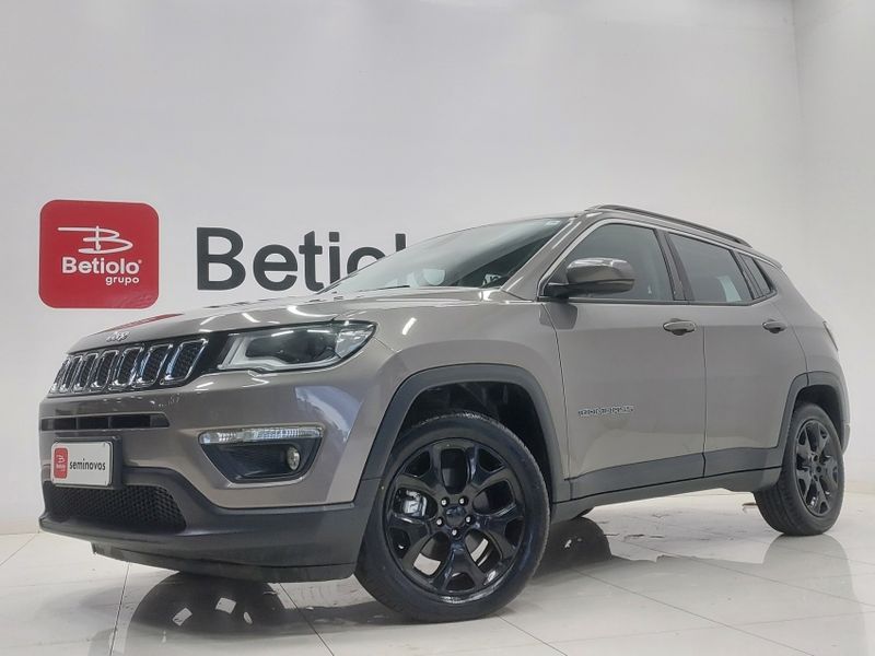 JEEP COMPASS 2.0 16V FLEX LONGITUDE AUTOMÁTICO 2020/2021 BETIOLO NOVOS E SEMINOVOS LAJEADO / Carros no Vale JEEP COMPASS 2.0 16V FLEX LONGITUDE AUTOMÁTICO 2020/2021 BETIOLO NOVOS E SEMINOVOS LAJEADO / Carros no Vale