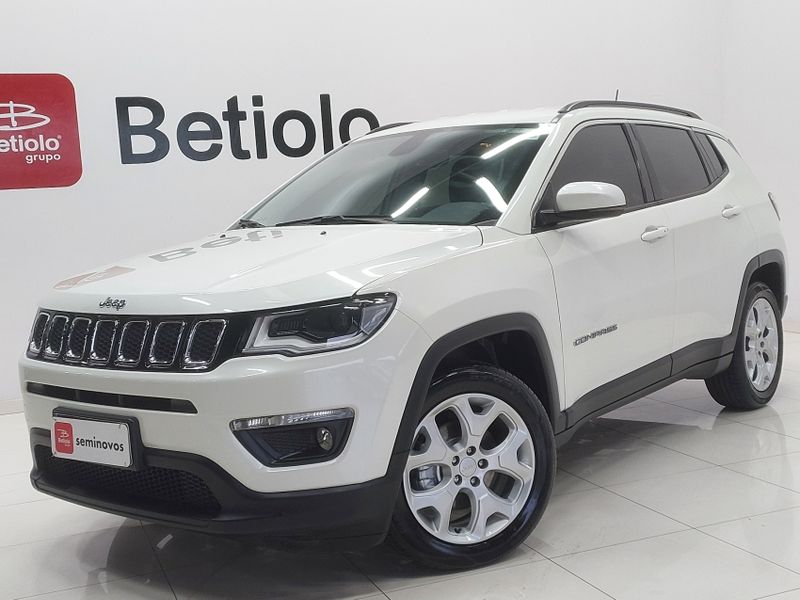 JEEP COMPASS 2.0 16V FLEX LONGITUDE AUTOMÁTICO 2020/2021 BETIOLO NOVOS E SEMINOVOS LAJEADO / Carros no Vale JEEP COMPASS 2.0 16V FLEX LONGITUDE AUTOMÁTICO 2020/2021 BETIOLO NOVOS E SEMINOVOS LAJEADO / Carros no Vale